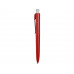 Ручка пластиковая шариковая Prodir DS8 PSP-20, красный с нанесением логотипа компании