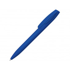 Шариковая ручка "Coral Gum " с прорезиненным soft-touch корпусом и клипом., синий