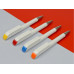 Ручка шариковая UMA «EFFECT SI», белый/оранжевый с нанесением логотипа компании