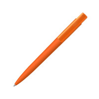 Шариковая ручка "RECYCLED PET PEN PRO K transparent GUM" soft-touch, оранжевый