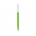 Ручка пластиковая шариковая «Миллениум Color BRL», зеленое яблоко/белый с нанесением логотипа компании