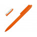Ручка пластиковая шариковая «Mastic» под полимерную наклейку, оранжевый с нанесением логотипа компании