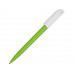 Ручка пластиковая шариковая «Миллениум Color BRL», зеленое яблоко/белый с нанесением логотипа компании