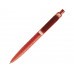 Ручка шариковая QS 01 PRT "софт-тач", красный с нанесением логотипа компании