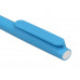 Ручка пластиковая шариковая «Umbo», голубой/белый с нанесением логотипа компании