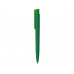Шариковая ручка "RECYCLED PET PEN PRO K transparent GUM" soft-touch, зеленый с нанесением логотипа компании