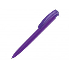 Ручка шариковая трехгранная UMA «TRINITY K transparent GUM», soft-touch, фиолетовый