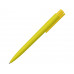 Шариковая ручка "RECYCLED PET PEN PRO K transparent GUM" soft-touch, желтый с нанесением логотипа компании