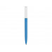 Ручка пластиковая шариковая «Миллениум Color BRL», голубой/белый с нанесением логотипа компании