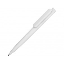 Ручка пластиковая шариковая «Umbo», белый/черный с нанесением логотипа компании