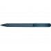 Ручка шариковая Prodir DS3 TVV, синий металлик с нанесением логотипа компании