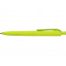 Ручка шариковая Prodir DS8 PRR "софт-тач", лайм с нанесением логотипа компании