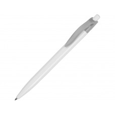 Ручка шариковая "Какаду", белый/серый