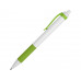 Ручка пластиковая шариковая «Centric», белый/зеленое яблоко с нанесением логотипа компании