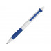 Ручка пластиковая шариковая «Centric», белый/синий с нанесением логотипа компании