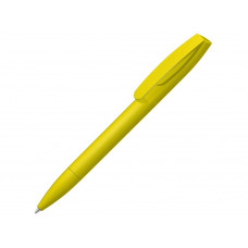 Шариковая ручка "Coral Gum " с прорезиненным soft-touch корпусом и клипом., желтый