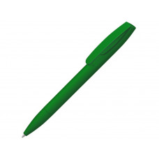Шариковая ручка "Coral Gum " с прорезиненным soft-touch корпусом и клипом., зеленый