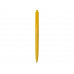 Ручка пластиковая soft-touch шариковая «Plane», желтый с нанесением логотипа компании