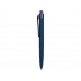 Ручка пластиковая шариковая Prodir QS30 PRT софт-тач, темно-синий с нанесением логотипа компании