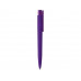 Шариковая ручка "RECYCLED PET PEN PRO K transparent GUM" soft-touch, фиолетовый с нанесением логотипа компании