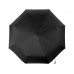 Зонт складной автоматичский Ferre Milano, черный с нанесением логотипа компании