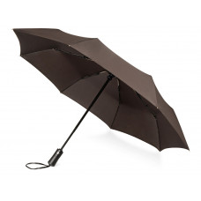 Зонт складной "Ontario", автоматический, 3 сложения, с чехлом, коричневый с нанесением логотипа компании