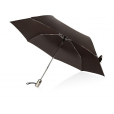 Зонт складной "Оупен". Voyager, коричневый с нанесением логотипа компании