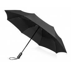 Зонт складной "Ontario", автоматический, 3 сложения, с чехлом, черный