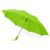 Зонт складной "Tulsa", полуавтоматический, 2 сложения, с чехлом, зеленое яблоко