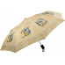 Зонт складной полуавтомат «Бомонд», бежевый с нанесением логотипа компании