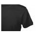 Мужская спортивная футболка Turin из комбинируемых материалов, черный с нанесением логотипа компании