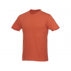 Мужская футболка Heros с коротким рукавом, оранжевый с нанесением логотипа компании