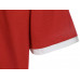 Футболка «Rotterdam» мужская, красный/белый с нанесением логотипа компании