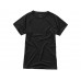 Футболка "Niagara" женская, черный с нанесением логотипа компании