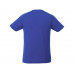 Модная мужская футболка Amery с коротким рукавом и V-образным вырезом, синий с нанесением логотипа компании