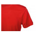 Мужская спортивная футболка Turin из комбинируемых материалов, красный с нанесением логотипа компании