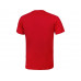 Футболка Club мужская, без боковых швов, красный с нанесением логотипа компании