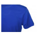 Мужская спортивная футболка Turin из комбинируемых материалов, классический синий с нанесением логотипа компании