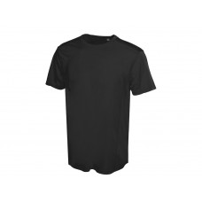 Мужская спортивная футболка Turin из комбинируемых материалов, черный с нанесением логотипа компании