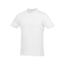 Мужская футболка Heros с коротким рукавом, белый с нанесением логотипа компании