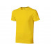 Nanaimo мужская футболка с коротким рукавом, желтый с нанесением логотипа компании