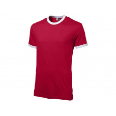 Футболка "Adelaide" мужская, красный/белый с нанесением логотипа компании