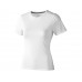 Nanaimo женская футболка с коротким рукавом, белый с нанесением логотипа компании