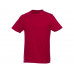 Мужская футболка Heros с коротким рукавом, красный с нанесением логотипа компании
