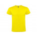 Футболка "Atomic" мужская, желтый с нанесением логотипа компании