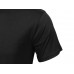 Футболка Club мужская, без боковых швов, черный с нанесением логотипа компании