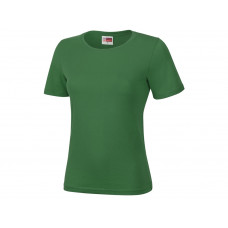 Футболка "Heavy Super Club" женская, зеленый с нанесением логотипа компании