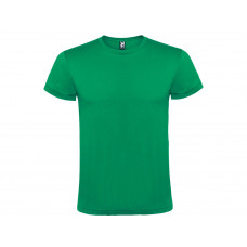 Футболка "Atomic" мужская, зеленый с нанесением логотипа компании