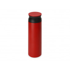 Вакуумный термос "Powder" 500 мл, красный с нанесением логотипа компании