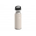 Термос из нерж. стали тм THERMOS IS-212 SN 1.2L, бежевый с нанесением логотипа компании